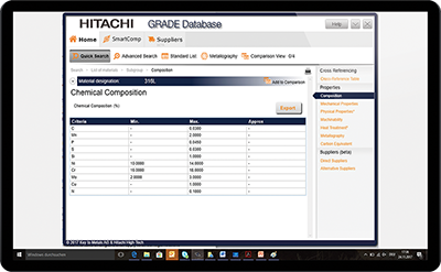 GRADE Database user interface