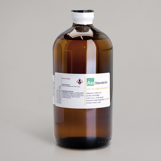 Light mineral oil (low S concentration 0.1 mg/kg)