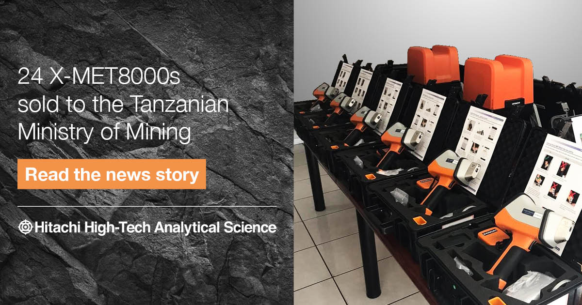 Tanzanian Mining Commission invests in 24 Hitachi handheld X